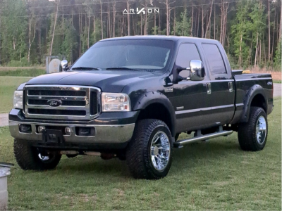 2006 Ford F-350 Super Duty - 20x12 -51mm - ARKON OFF-ROAD Davinci - Suspension Lift 4" - 35" x 12.5"