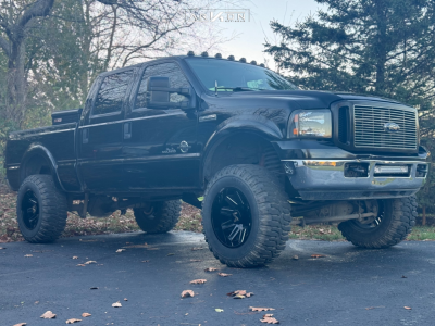 2006 Ford F-250 Super Duty - 20x12 -51mm - ARKON OFF-ROAD Churchill - Suspension Lift 4.5" - 37" x 13.5"