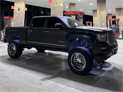 2016 GMC Sierra 1500 - 20x12 -51mm - ARKON OFF-ROAD Caesar - Suspension Lift 6" - 35" x 12.5"