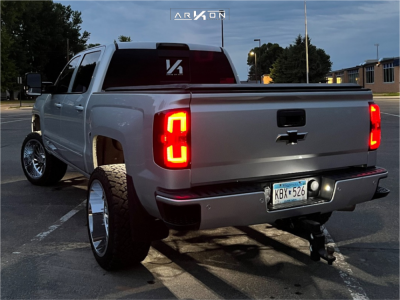 1 2017 Silverado 1500 Chevrolet Ls Rough Country Suspension Lift 35in Arkon Off Road Caesar Chrome