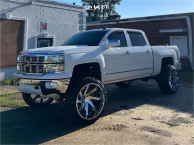 2015 Chevrolet Silverado 1500 - 26x14 -81mm - ARKON OFF-ROAD Lincoln - Suspension Lift 9" - 37" x 13.5"