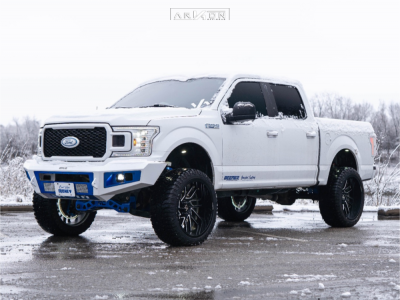 2018 Ford F-150 - 24x12 -51mm - ARKON OFF-ROAD Mandela - Suspension Lift 6" - 35" x 12.5"