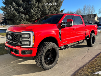 2023 Ford F-350 Super Duty - 22x10 -25mm - ARKON OFF-ROAD Davinci - Suspension Lift 2.5" - 37" x 13.5"