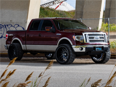 2010 Ford F-150 - 24x14 -81mm - ARKON OFF-ROAD Mandela - Leveling Kit - 33" x 14.5"