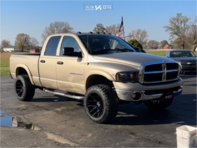 2005 Dodge Ram 2500 - 20x12 -51mm - ARKON OFF-ROAD Roosevelt - Leveling Kit - 33" x 12.5"