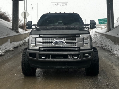 1 2019 F 350 Super Duty Ford Platinum Fox Leveling Kit Arkon Off Road Caesar Chrome