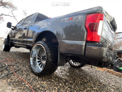 1 2019 F 350 Super Duty Ford Platinum Fox Leveling Kit Arkon Off Road Caesar Chrome