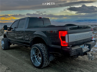 1 2019 F 350 Super Duty Ford Platinum Fox Leveling Kit Arkon Off Road Caesar Chrome