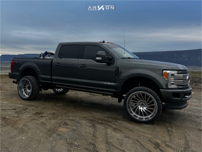 1 2019 F 350 Super Duty Ford Platinum Fox Leveling Kit Arkon Off Road Caesar Chrome