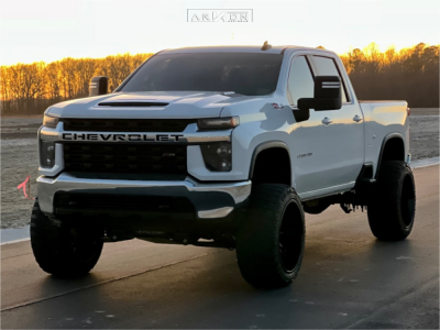 2021 Chevrolet Silverado 2500 HD - 24x14 -81mm - ARKON OFF-ROAD Davinci - Suspension Lift 5.5" - 37" x 13.5"