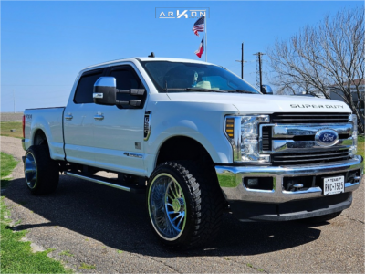 2019 Ford F-250 Super Duty - 24x14 -81mm - ARKON OFF-ROAD Caesar - Leveling Kit - 35" x 13.5"