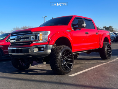 2019 Ford F-150 - 24x14 -81mm - ARKON OFF-ROAD Roosevelt - Suspension Lift 6" - 35" x 13.5"