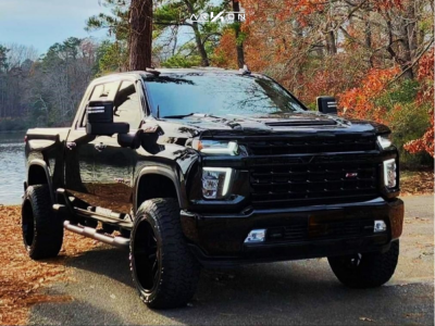 2022 Chevrolet Silverado 2500 HD - 22x12 -51mm - ARKON OFF-ROAD Mandela - Suspension Lift 3" - 35" x 12.5"