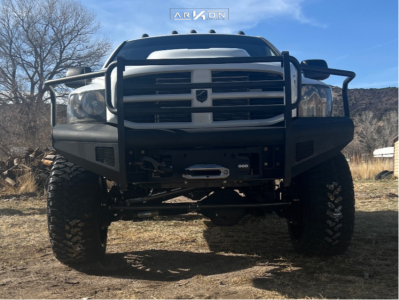1 2006 Ram 2500 Dodge Carli Suspension Lift 6in Arkon Off Road Caesar Black Milled