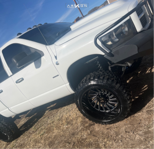 1 2006 Ram 2500 Dodge Carli Suspension Lift 6in Arkon Off Road Caesar Black Milled