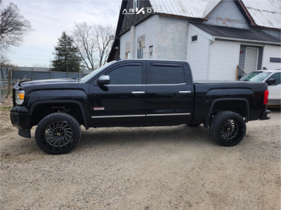 2014 GMC Sierra 1500 - 22x12 -51mm - ARKON OFF-ROAD Caesar - Suspension Lift 3.5" - 305/40R22