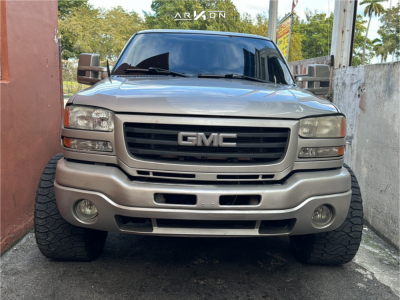 1 2004 Sierra 2500 Hd Gmc Slt Bilstein Leveling Kit Arkon Off Road Alexander Black Milled