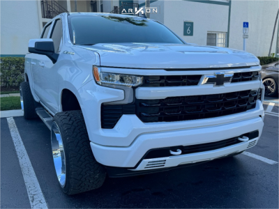 2024 Chevrolet Silverado 1500 Wheel Offset Aggressive > 1