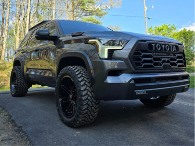 2024 Toyota Sequoia - 22x10 -25mm - ARKON OFF-ROAD Davinci - Leveling Kit - 35" x 12.5"