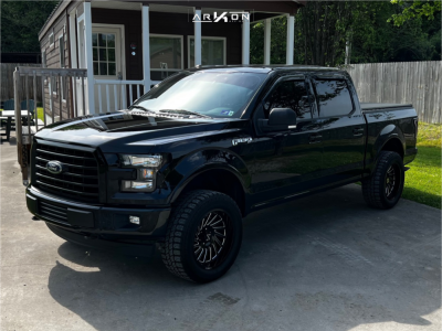 2017 Ford F-150 - 20x10 -25mm - ARKON OFF-ROAD Caesar - Suspension Lift 2.5" - 33" x 12.5"