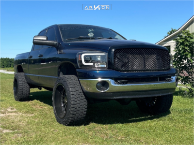 2007 Dodge Ram 3500 - 22x12 -51mm - ARKON OFF-ROAD Caesar - Leveling Kit - 35" x 12.5"