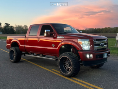 2014 Ford F-250 Super Duty - 24x14 -81mm - ARKON OFF-ROAD Caesar - Suspension Lift 4" - 35" x 15.5"