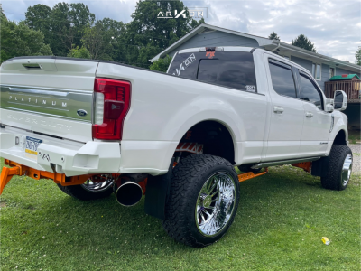 1 2017 F 250 Super Duty Ford Platinum Fabtech Suspension Lift 6in Arkon Off Road Caesar Chrome