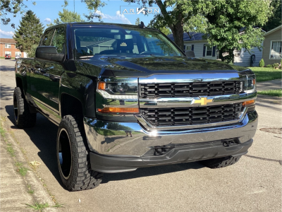 2018 Chevrolet Silverado 1500 - 20x12 -51mm - ARKON OFF-ROAD Mandela - Suspension Lift 3" - 33" x 12.5"