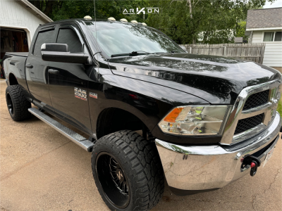 2016 Ram 2500 - 20x12 -51mm - ARKON OFF-ROAD Alexander - Leveling Kit - 33" x 12.5"