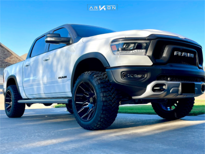 2021 Ram 1500 - 22x12 -51mm - ARKON OFF-ROAD Roosevelt - Suspension Lift 3.5" - 35" x 12.5"