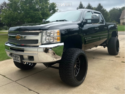 2013 Chevrolet Silverado 1500 - 24x14 -81mm - ARKON OFF-ROAD Caesar - Suspension Lift 9" - 35" x 13.5"