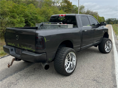 1 2018 2500 Ram Tradesman Rough Country Suspension Lift 6in Arkon Forged Torx Polished