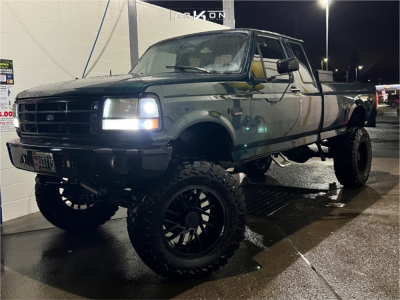 1993 Ford F-250 - 20x10 -25mm - ARKON OFF-ROAD Mandela - Suspension Lift 6" & Body 3" - 38" x 13.5"