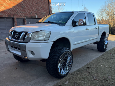 2012 Nissan TITAN - 24x14 -81mm - ARKON OFF-ROAD Apollo - Suspension Lift 6" - 35" x 13.5"