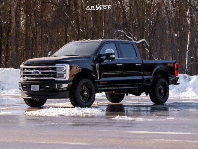 2024 Ford F-250 Super Duty - 20x10 -25mm - ARKON OFF-ROAD Athos - Stock Suspension - 35" x 12.5"