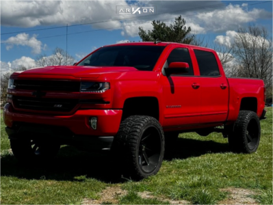 2018 Chevrolet Silverado 1500 - 24x12 -51mm - ARKON OFF-ROAD Lincoln - Suspension Lift 7" - 35" x 12.5"