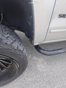 1 2018 Silverado 1500 Chevrolet Lt Rough Country Suspension Lift 35in Arkon Off Road Caesar Black Milled