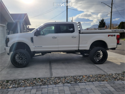 1 2017 F 250 Super Duty Ford Platinum Bds Suspension Lift 75in Arkon Off Road Mandela Black Milled