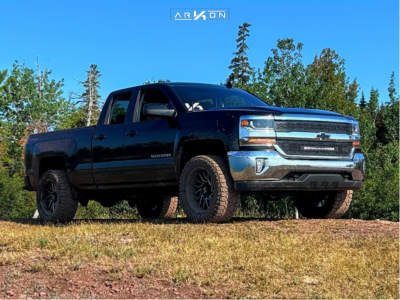 2019 Chevrolet Silverado 1500 LD Wheel Offset Aggressive > 1" Outside