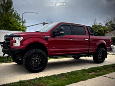 2017 Ford F-150 - 20x10 -25mm - ARKON OFF-ROAD Mandela - Suspension Lift 6" - 37" x 12.5"