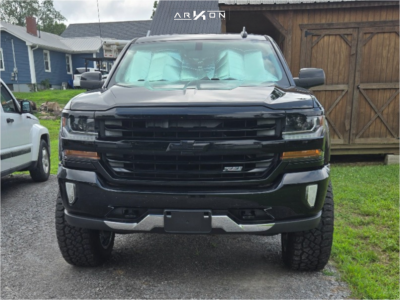 1 2016 Silverado 1500 Chevrolet Lt Rough Country Suspension Lift 7in Arkon Off Road Lincoln Chrome