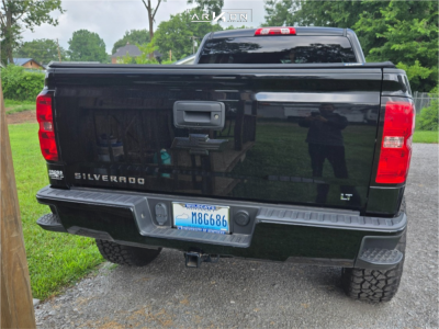 1 2016 Silverado 1500 Chevrolet Lt Rough Country Suspension Lift 7in Arkon Off Road Lincoln Chrome