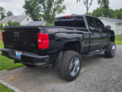 1 2016 Silverado 1500 Chevrolet Lt Rough Country Suspension Lift 7in Arkon Off Road Lincoln Chrome