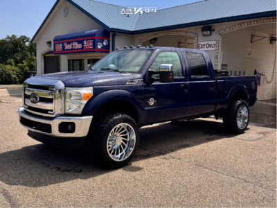 2012 Ford F-350 Super Duty - 22x12 -51mm - ARKON OFF-ROAD Caesar - Leveling Kit - 35" x 12.5"