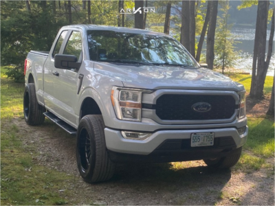 2021 Ford F-150 - 20x10 -25mm - ARKON OFF-ROAD Caesar - Suspension Lift 2.5" - 275/60R20