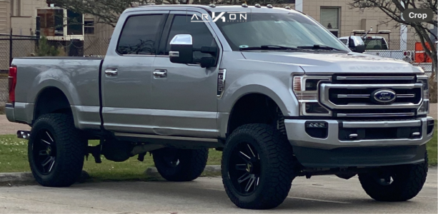 2020 Ford F-250 Super Duty - 22x12 -51mm - ARKON OFF-ROAD Churchill - Suspension Lift 6" - 37" x 12.5"