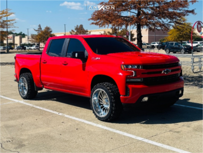 2022 Chevrolet Silverado 1500 LTD - 22x12 -51mm - ARKON OFF-ROAD Caesar - Leveling Kit - 33" x 12.5"