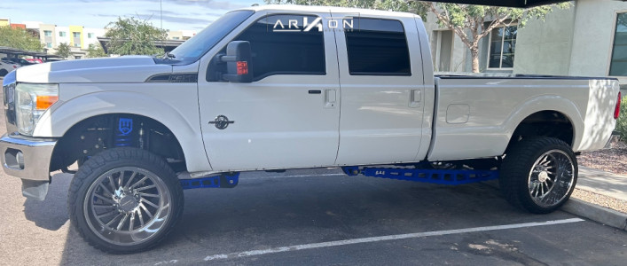 2015 Ford F-350 Super Duty - 24x14 -81mm - ARKON OFF-ROAD Caesar - Suspension Lift 4" - 35" x 13.5"