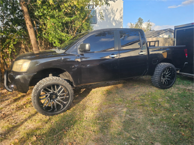 2004 Nissan TITAN - 24x12 -51mm - ARKON OFF-ROAD Mandela - Suspension Lift 6.5" - 35" x 12.5"