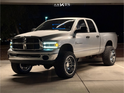 2004 Dodge Ram 2500 - 22x12 -51mm - ARKON OFF-ROAD Caesar - Suspension Lift 3" - 35" x 12.5"